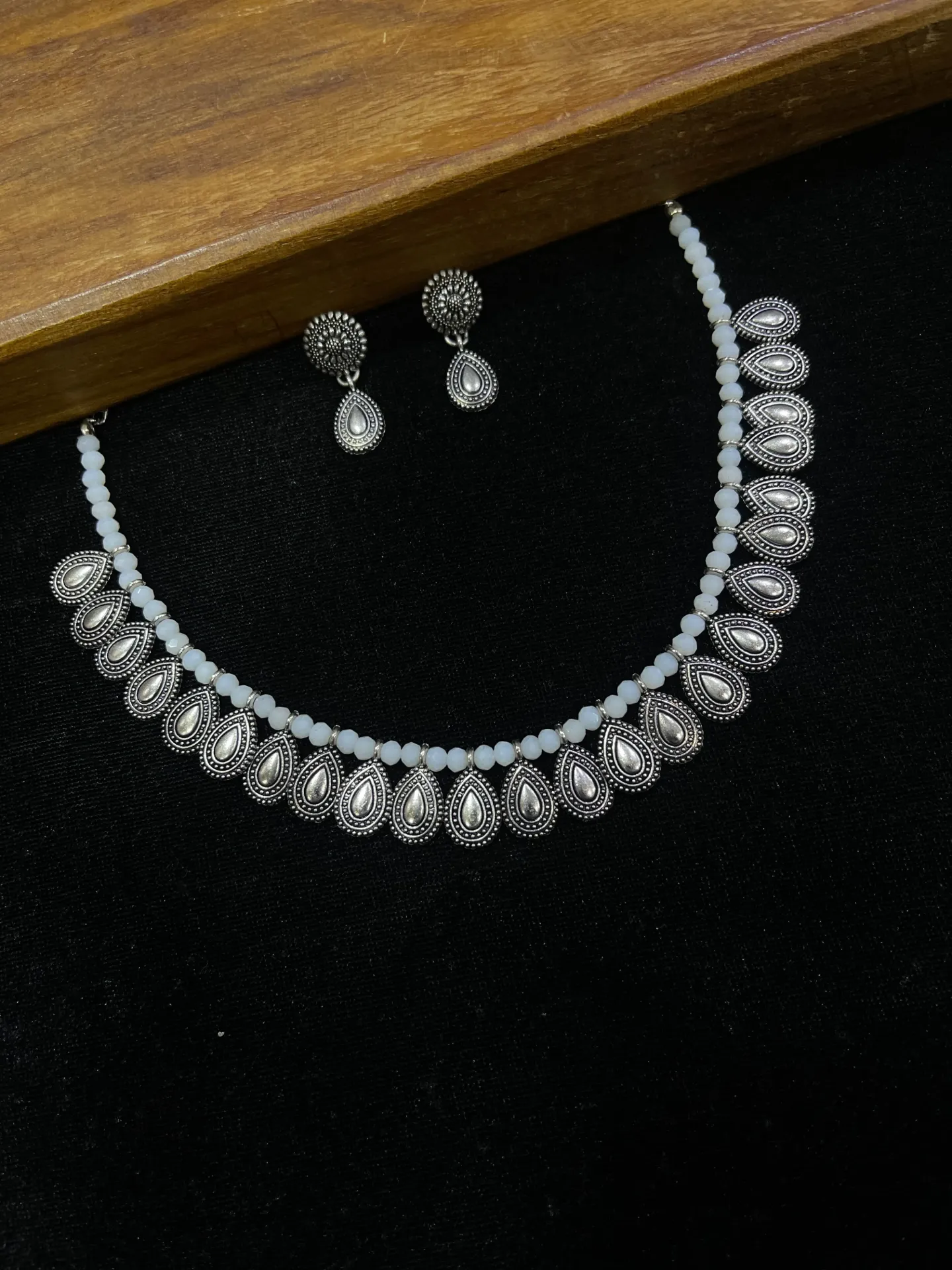 [Necklace69] Silver Oxi Necklace -N69