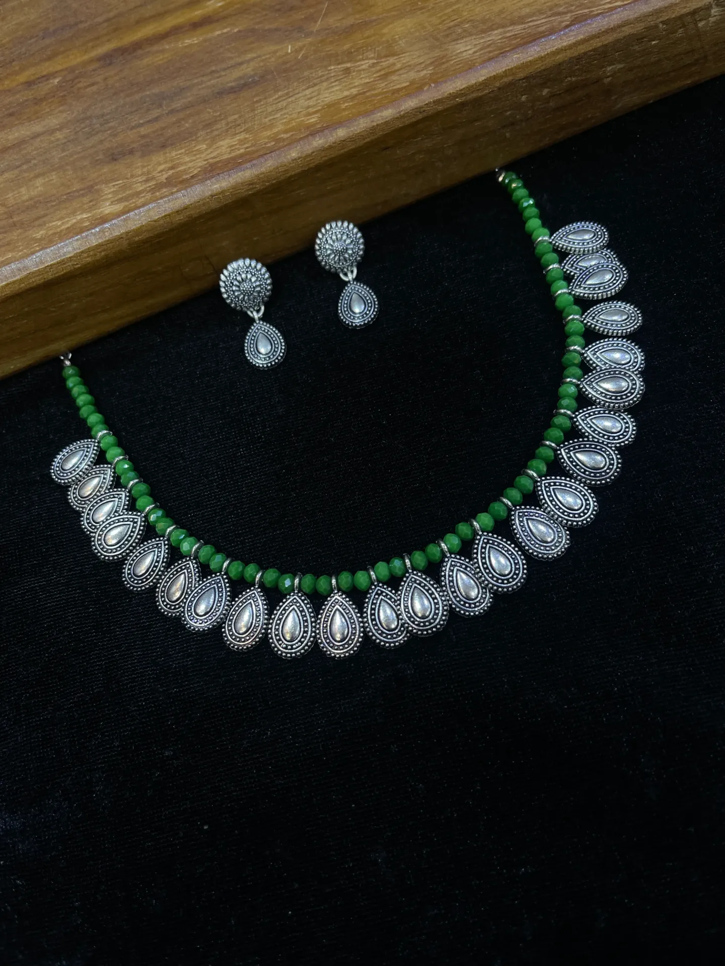 [Necklace75] Floral Design Oxi Necklace -N75