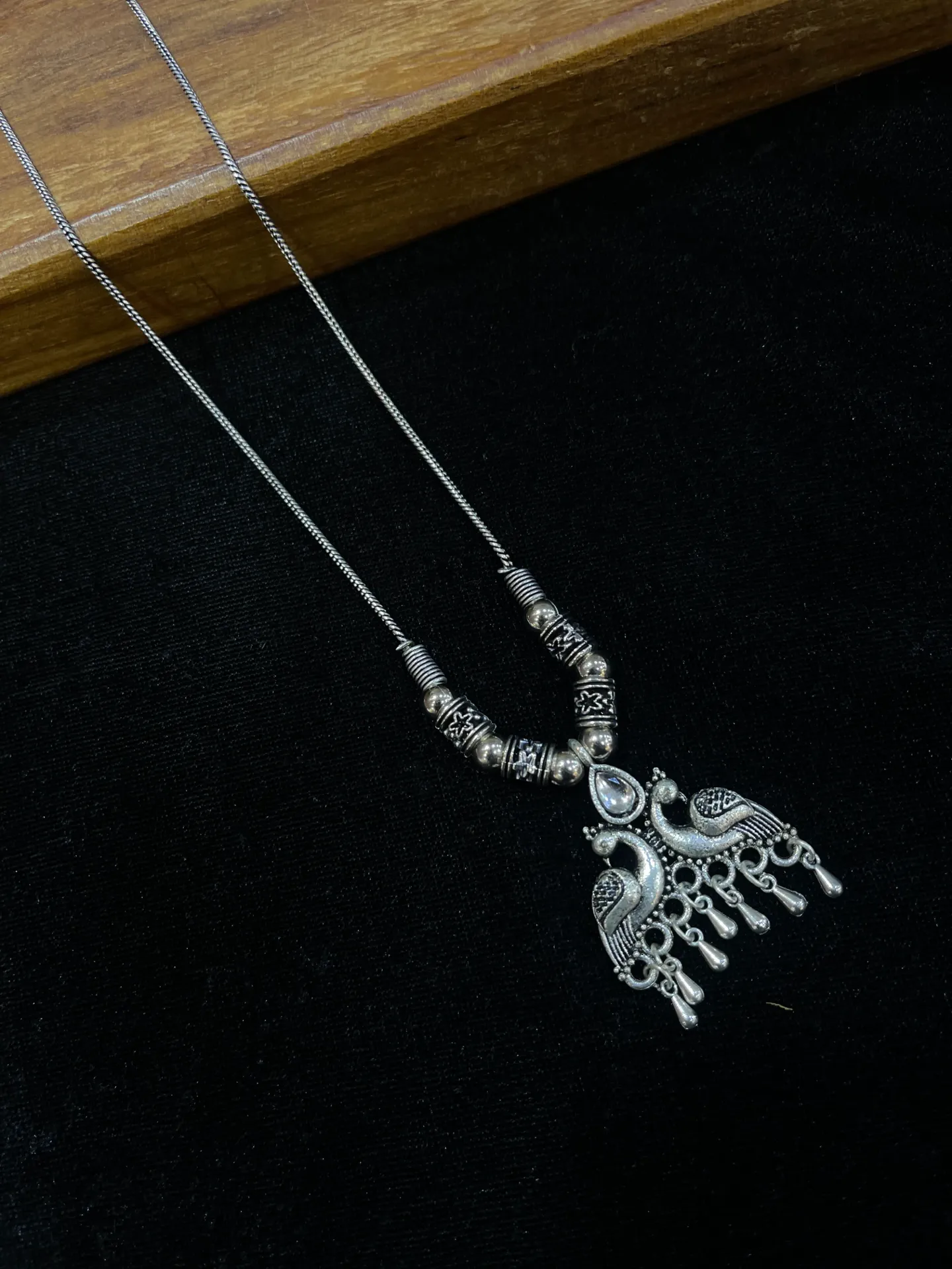 Silver Oxi Chain -N87