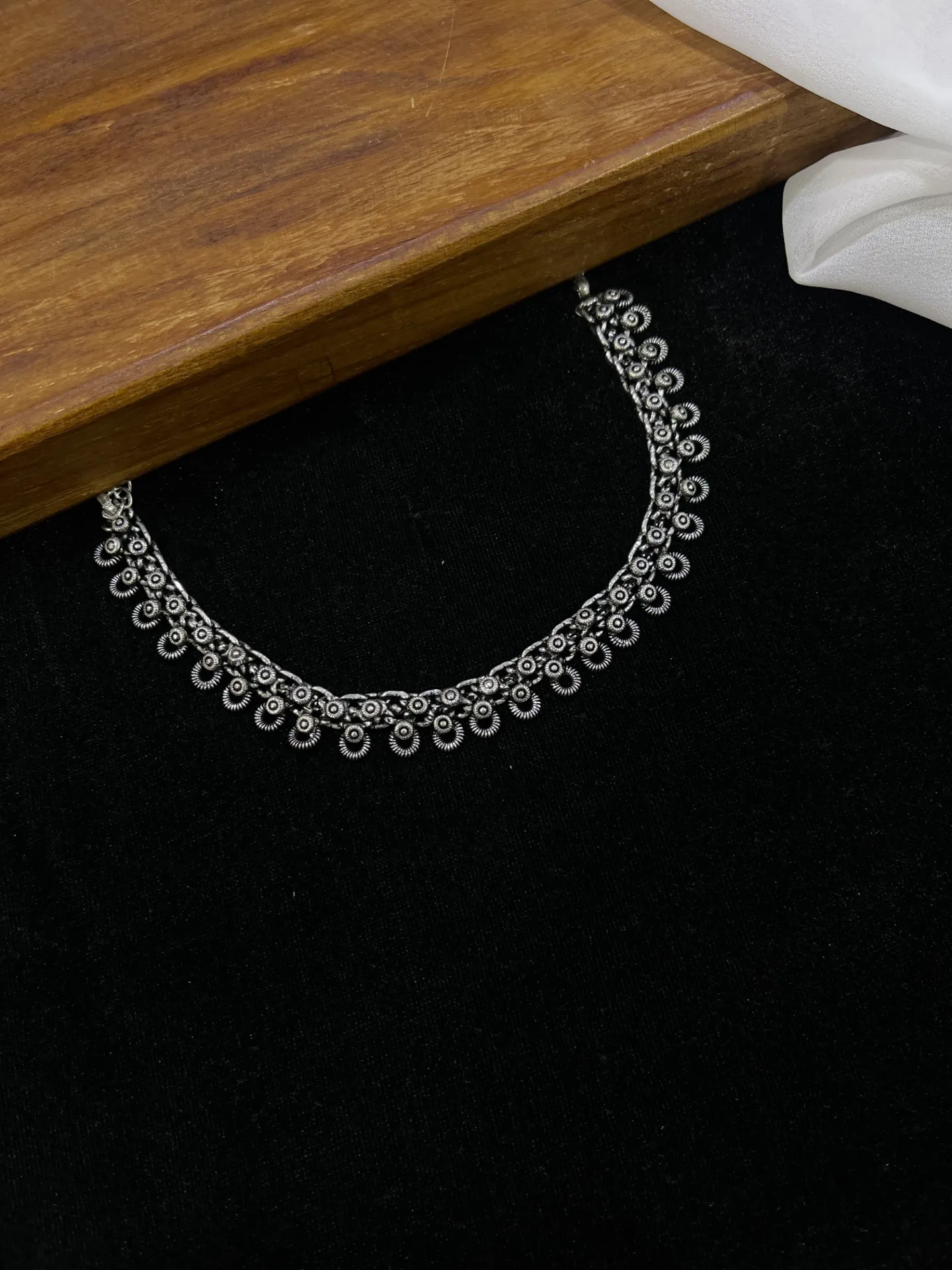 [Necklace 100] Floral Design Oxi Necklace -N100