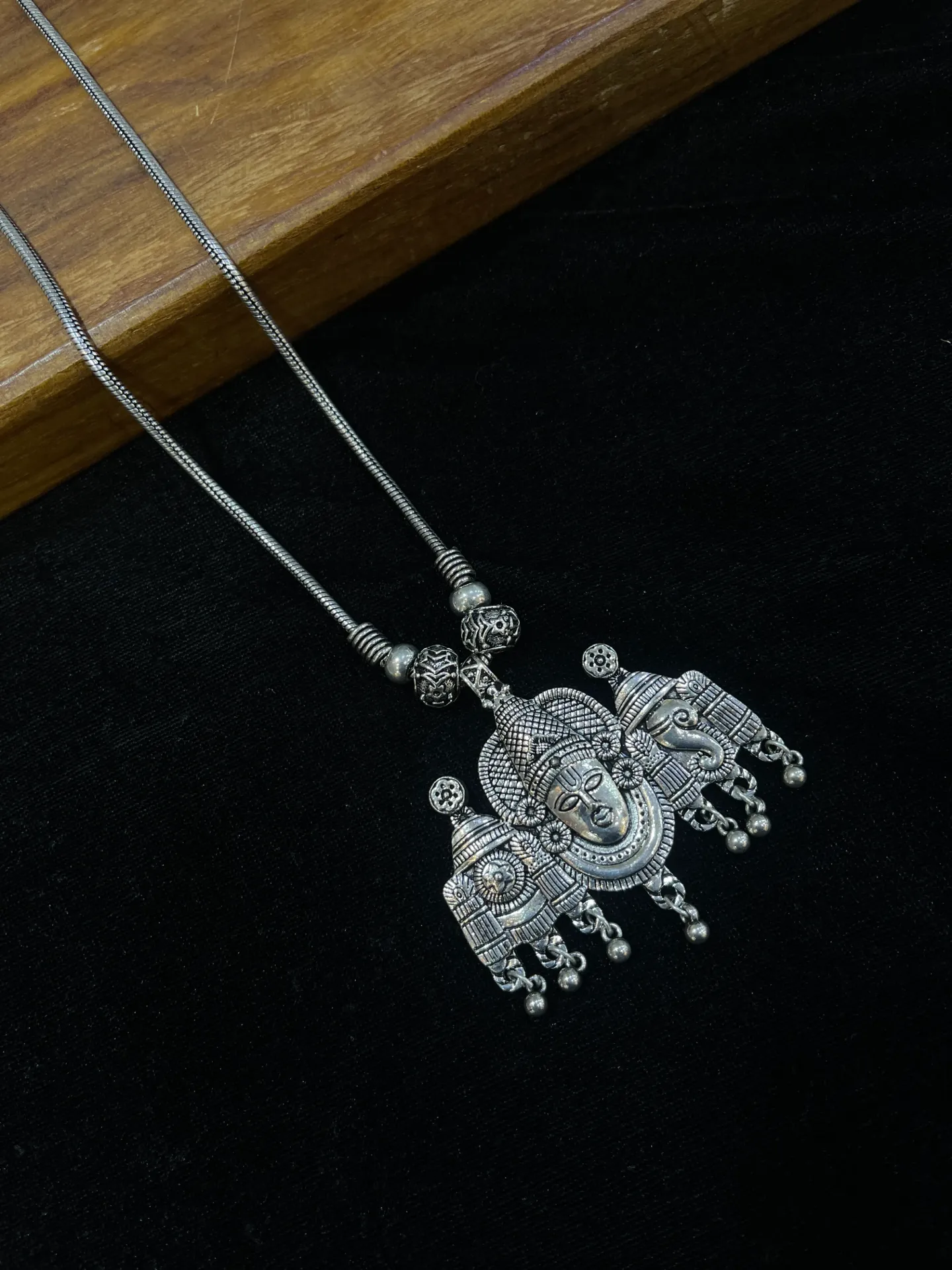 [Necklace 102] Silver Oxi Chain-N102