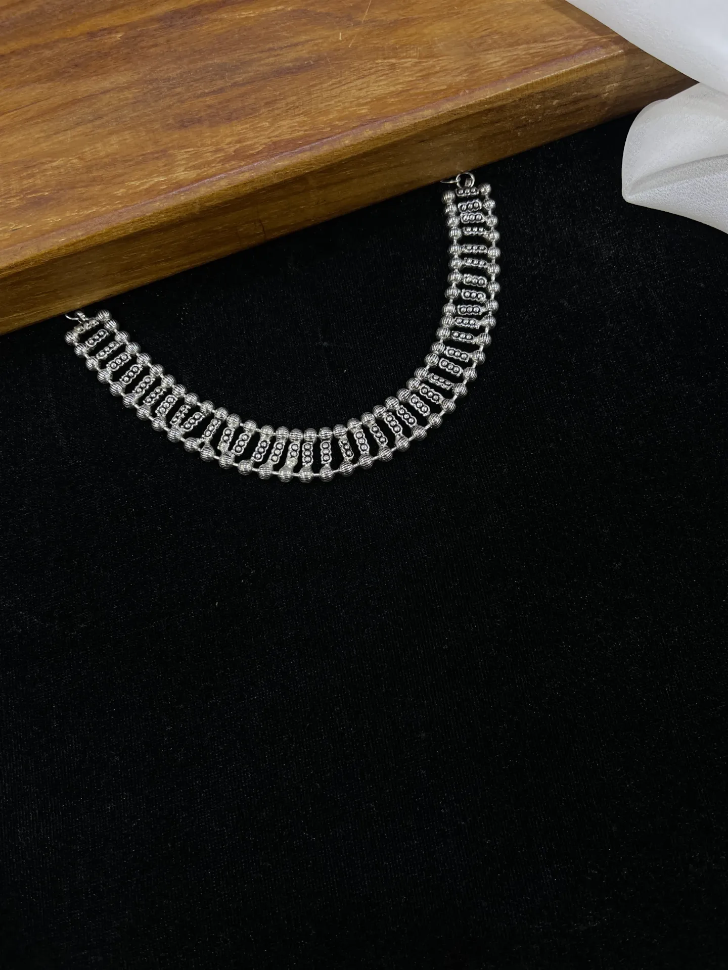 [Necklace103] Silver Oxi Necklace -N103