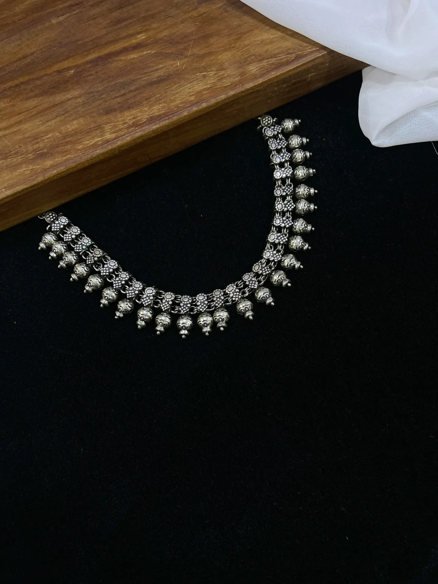 [Necklace136] Floral Design Oxi Necklace-N136