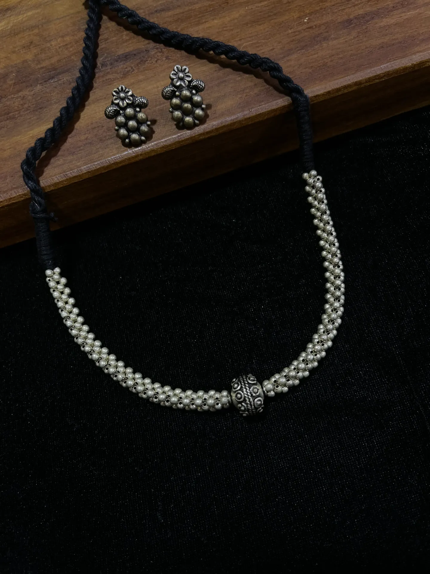 Silver Design Oxi Necklace  -N152