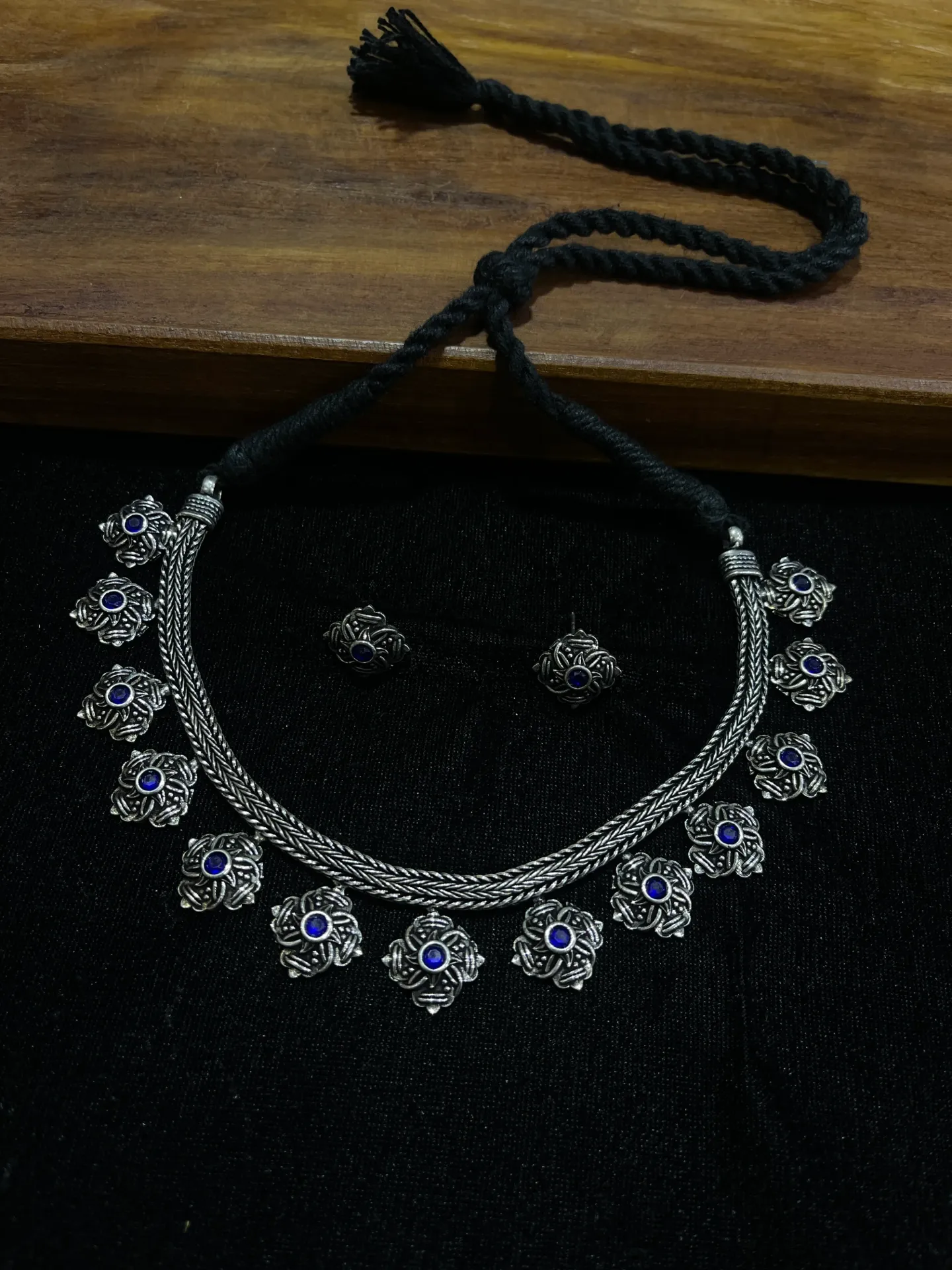 Silver Oxi Necklace -N159