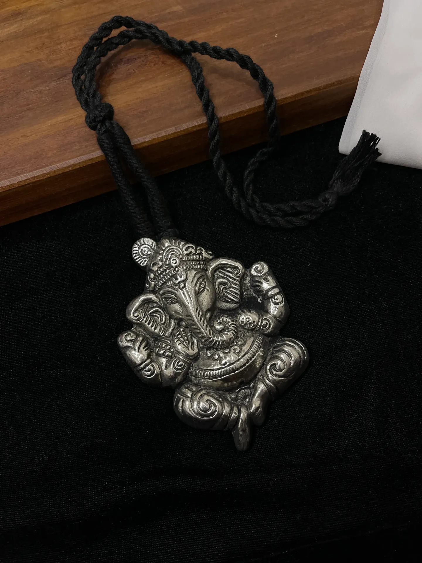[Necklace 160] Vinayagar Design Pendent With Chain -N160