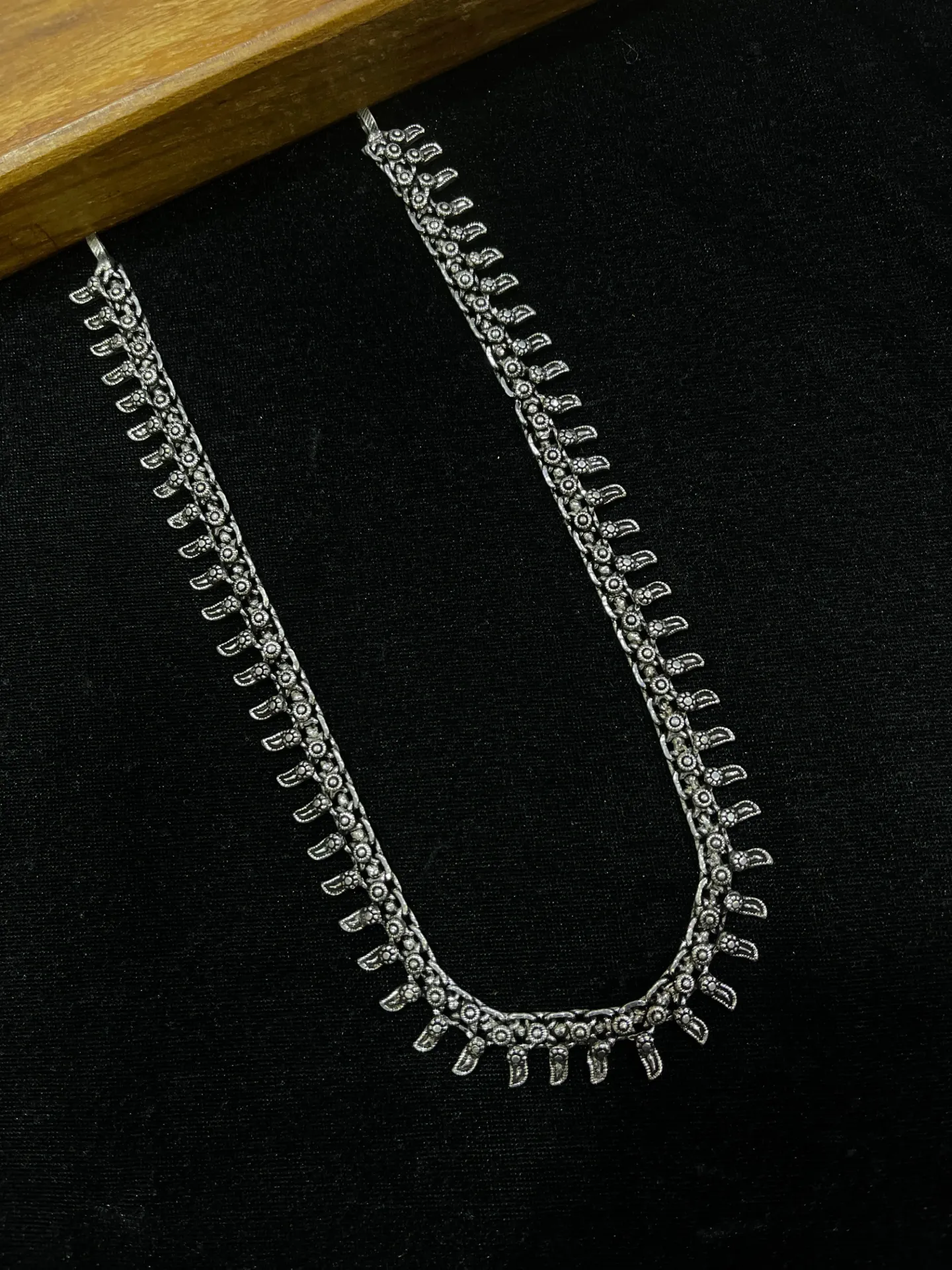 Floral Design Oxidised Haaram -H02