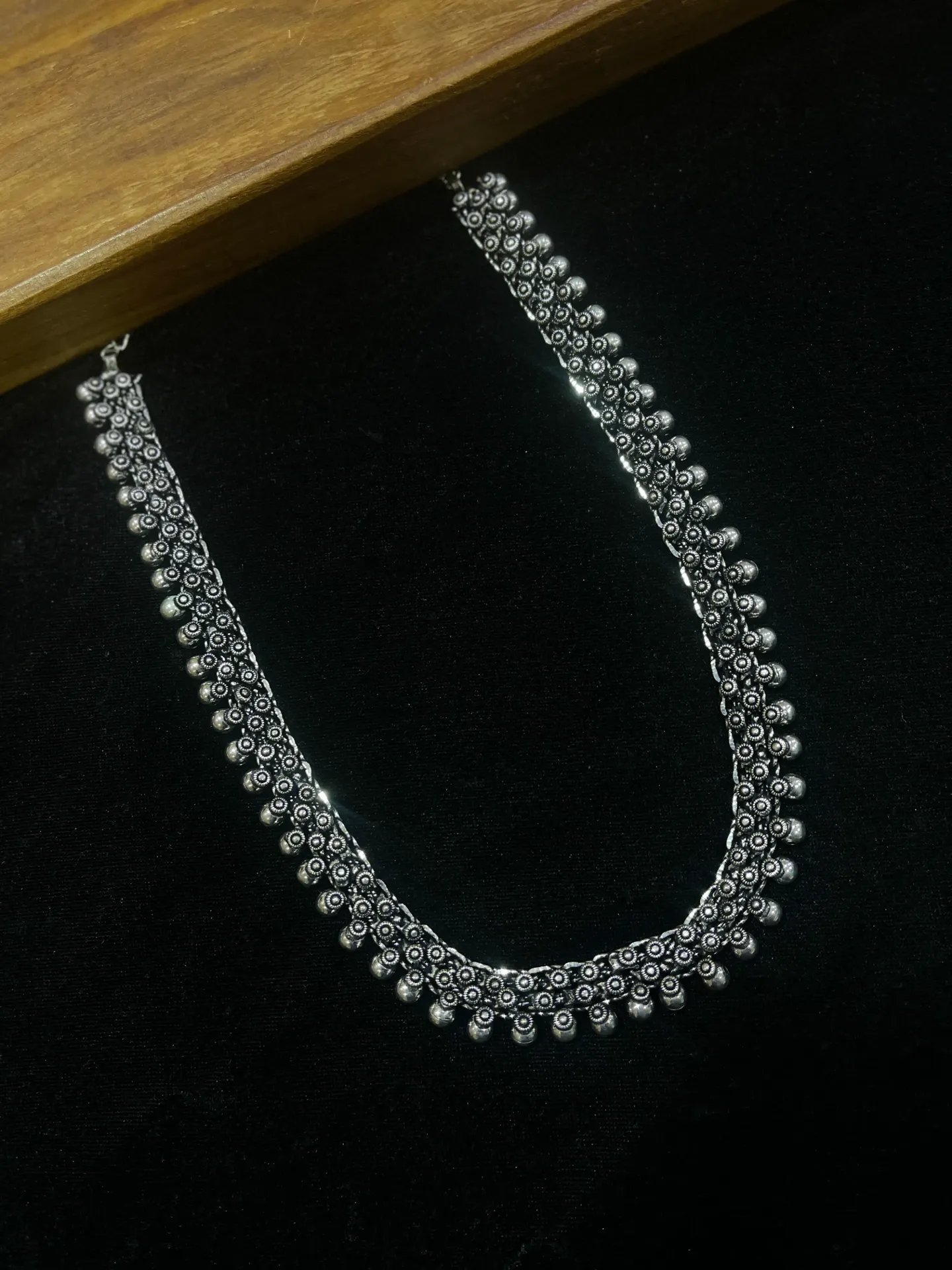 Silver Oxidised Haaram -H13