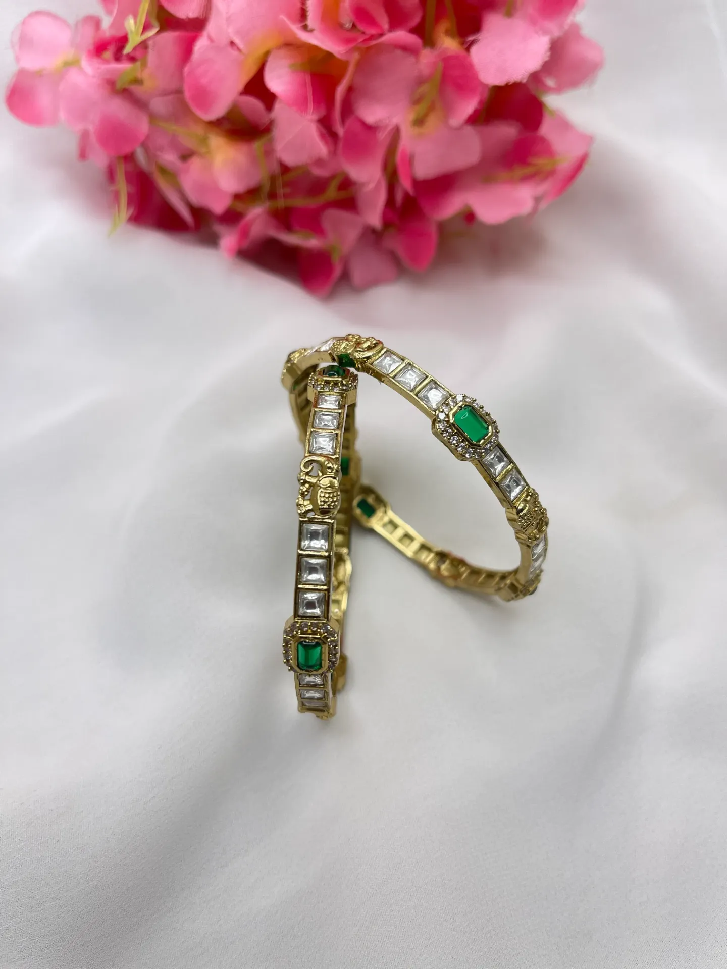 [B23 2.4] Elephant Design Bangles -B23 (2.4)