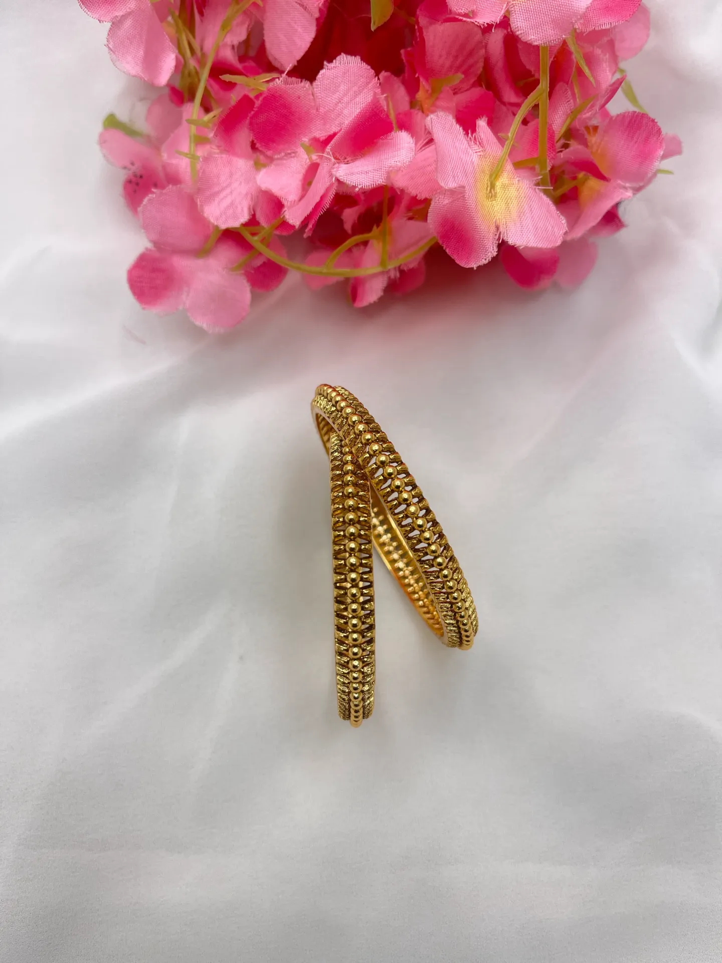 [B37 2.4] Gold Plated Bangles -B37 (2.4)