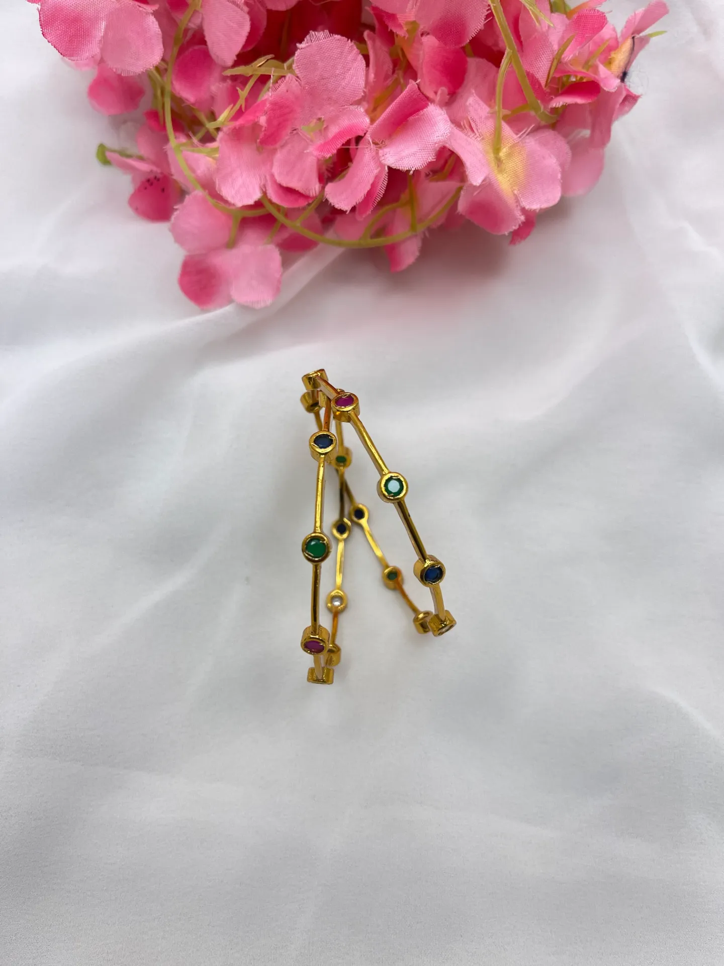 Multi Stone Bangles -B45