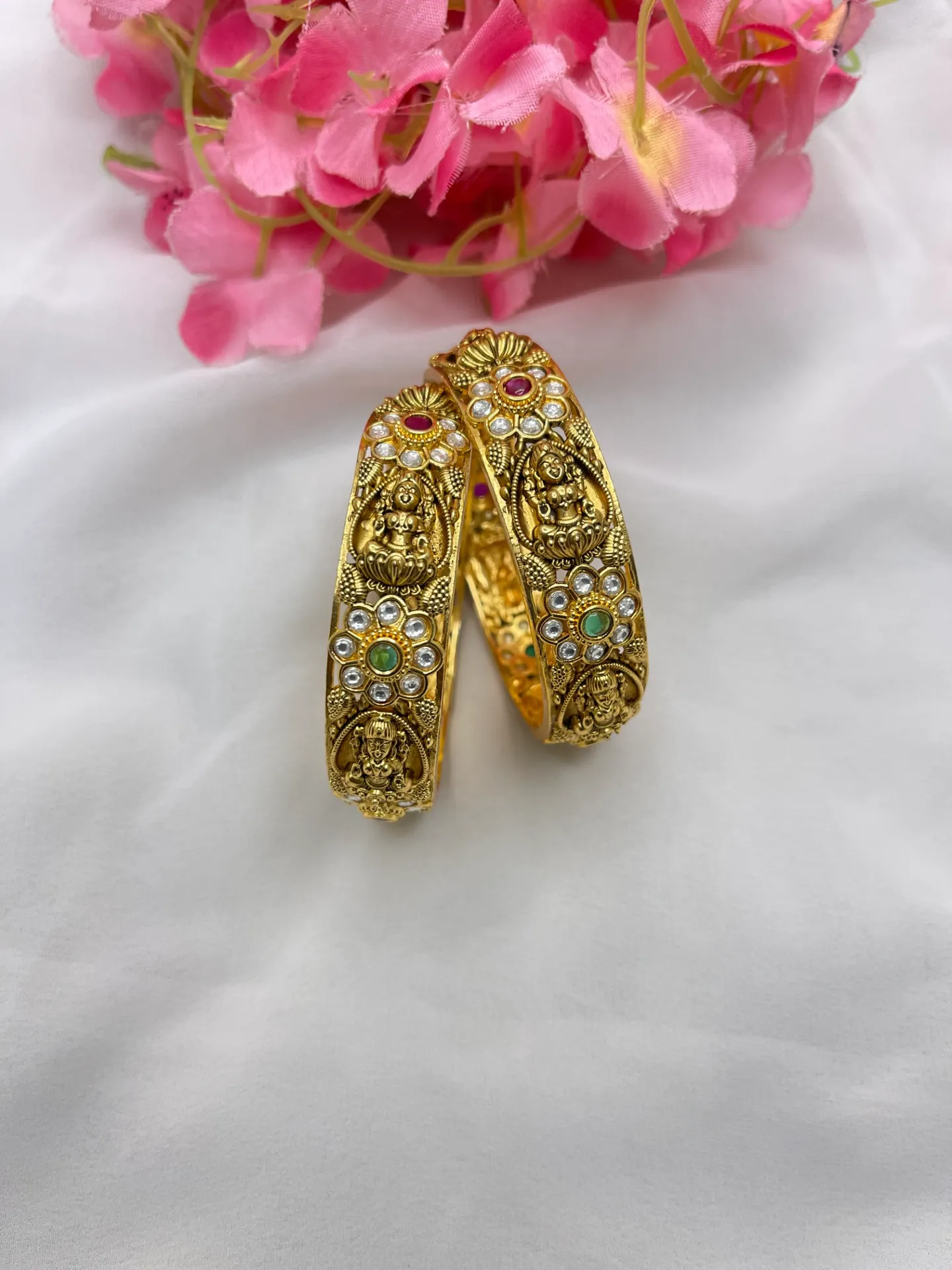 [B63 2.4] Temple Design Bangles -B63 (2.4)