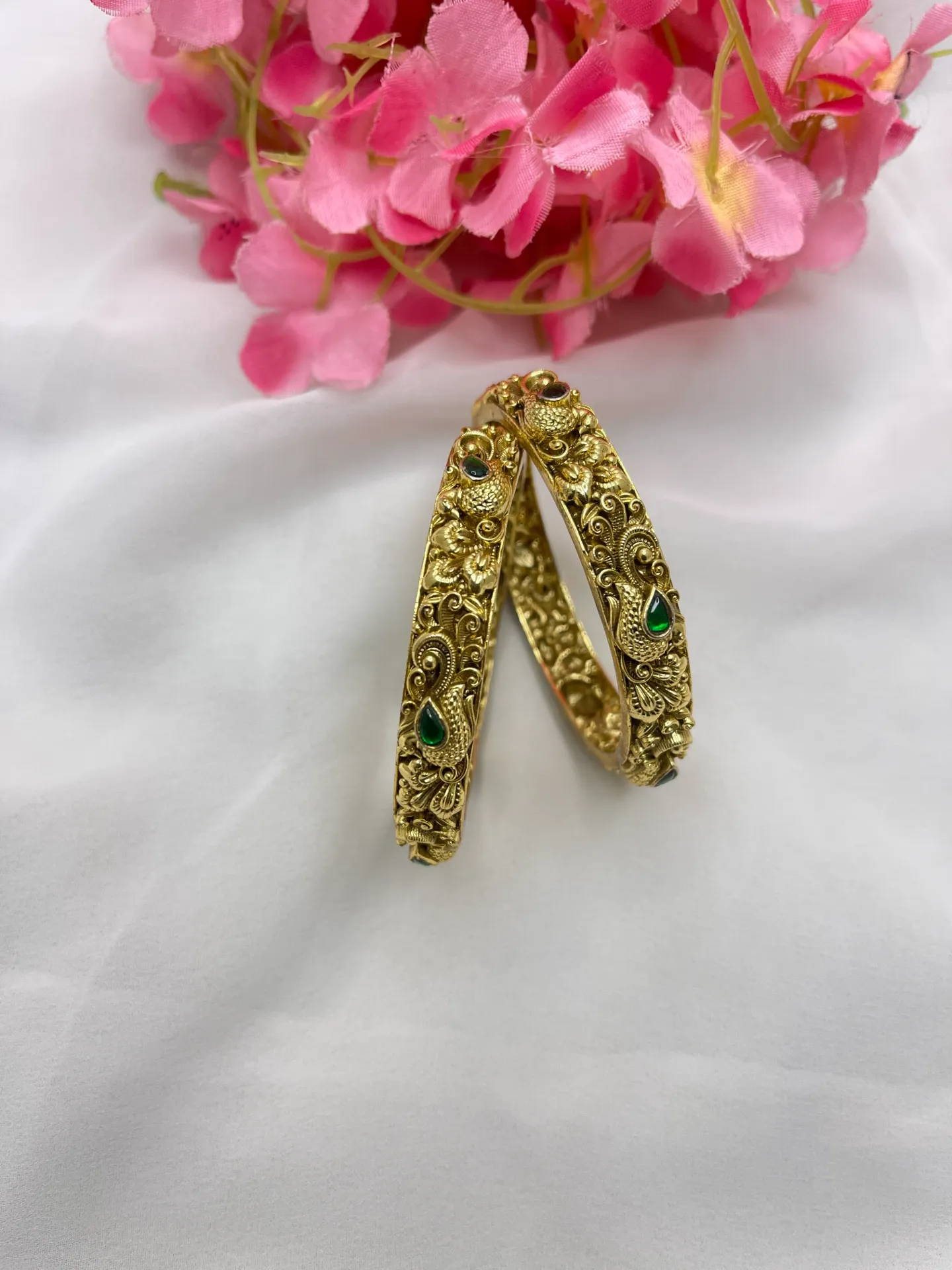 [B68 2.4] Peacock Design Bangles -B68 (2.4)