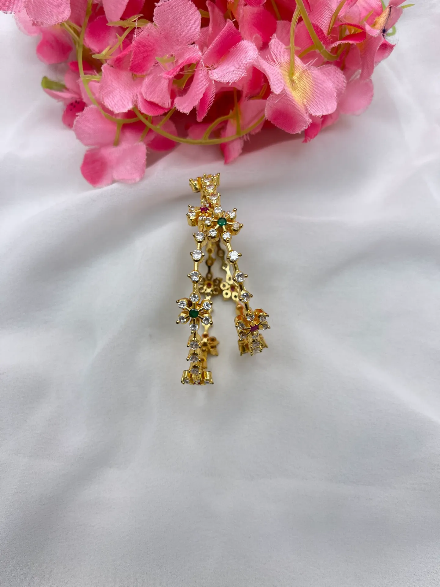 [B71 2.4] Flower Design Bangles -B71 (2.4)