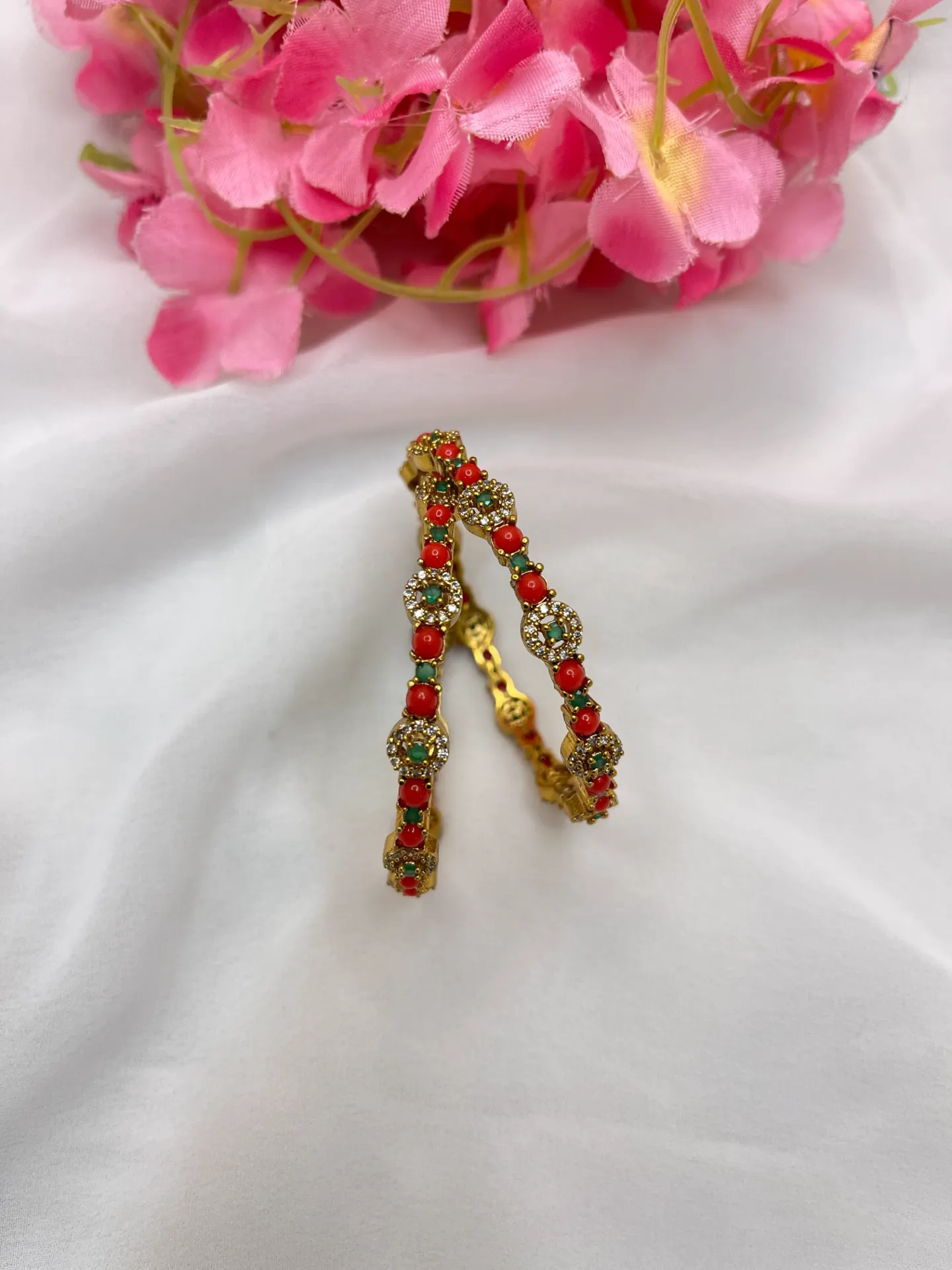 Gold Plated Bangles -B79
