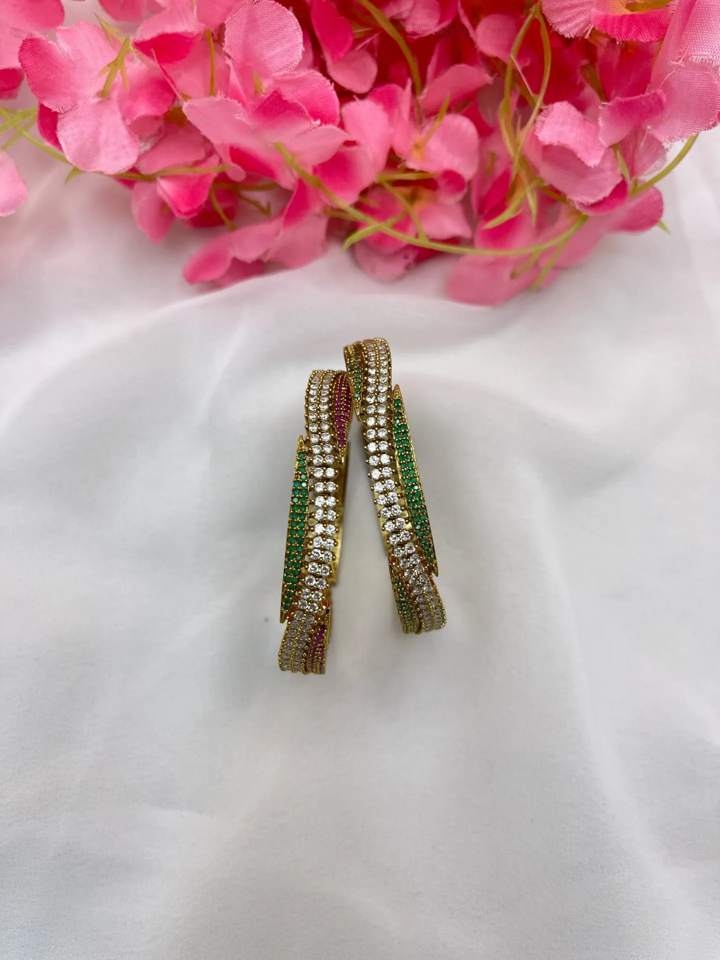 Multi Stone Bangles -B99