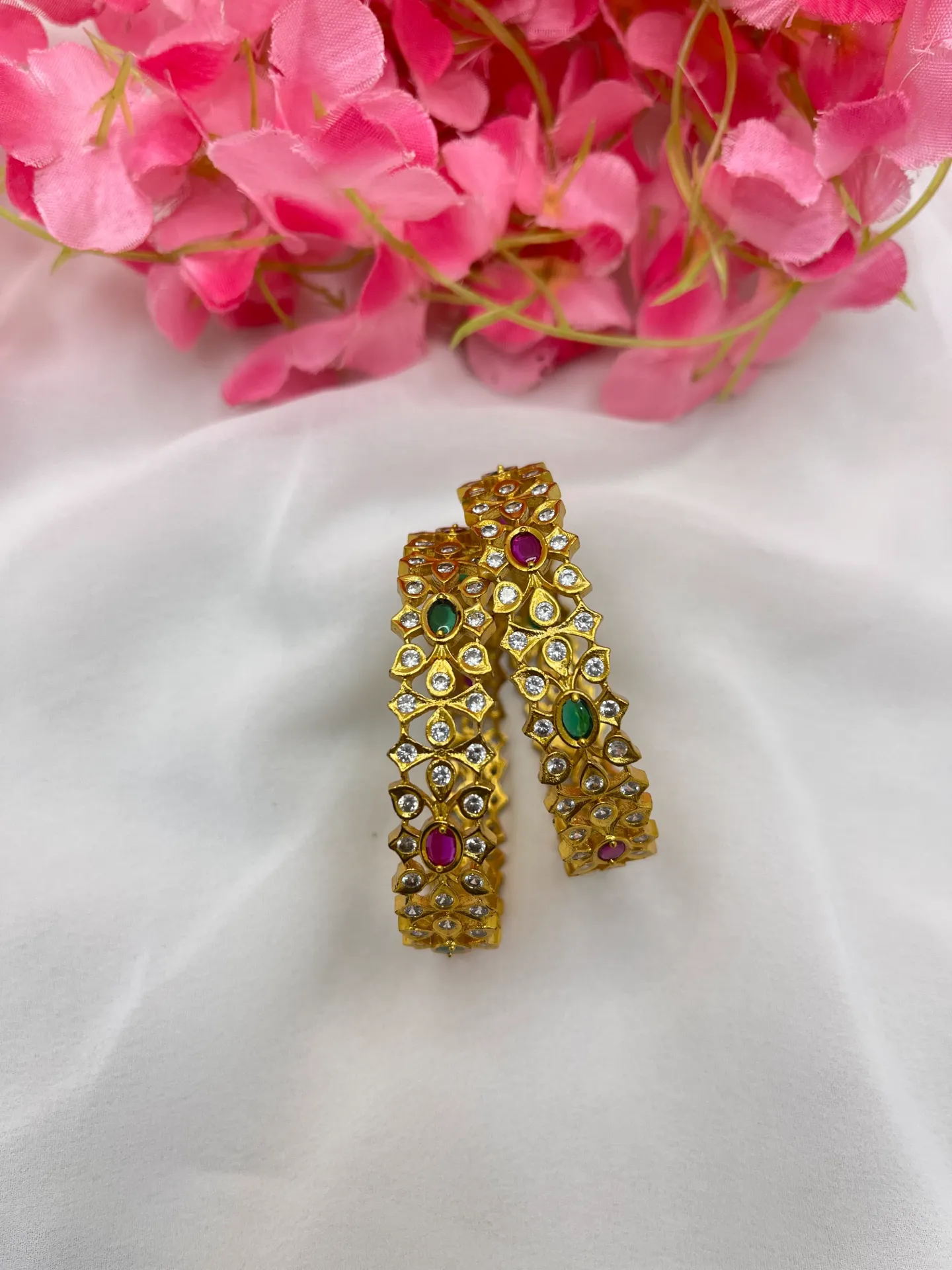 Peacock Design Bangles-B108
