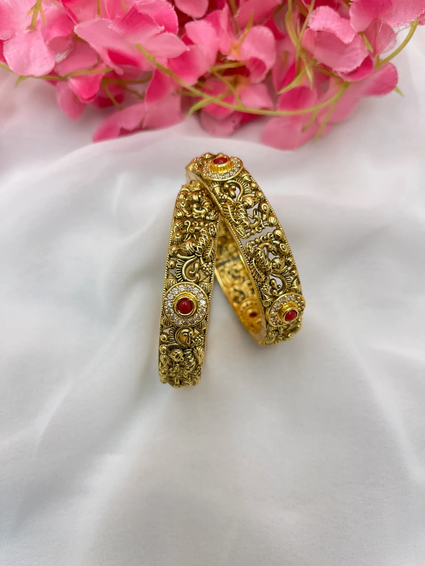 Peacock Design Bangles -B123