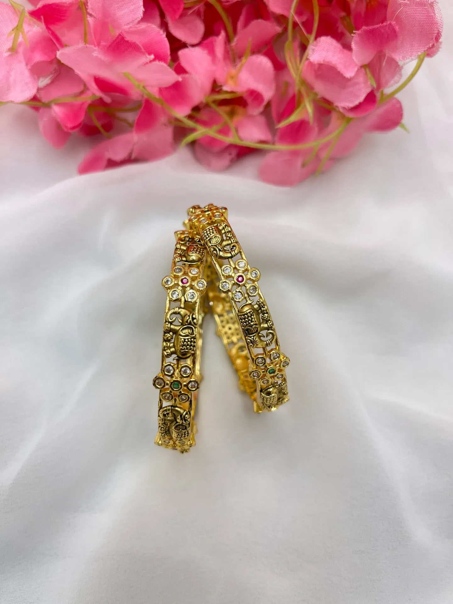 Elephant Design Bangles-129