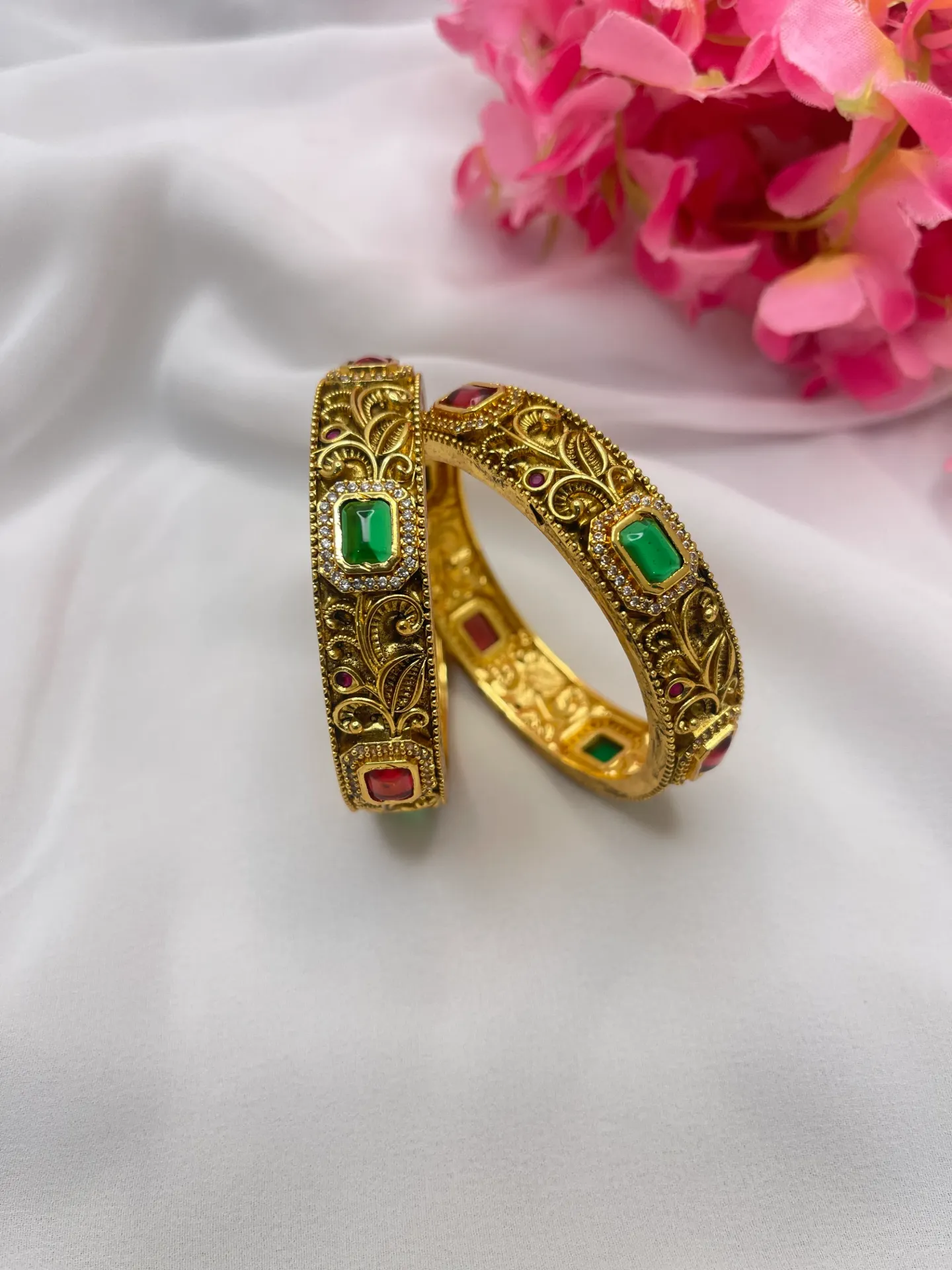 Multi Stone Bangles -B133