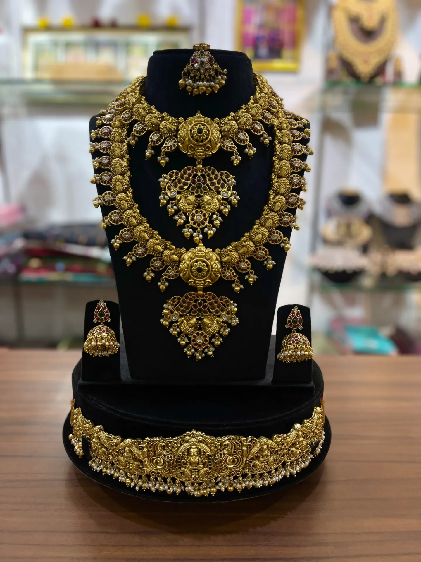 Peacock Divine Treasure Bridal Set