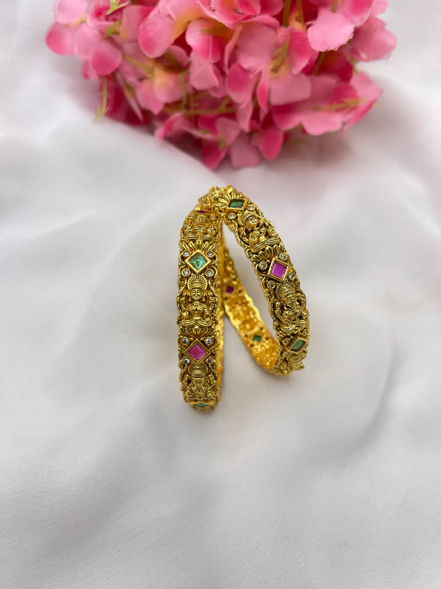 Temple Design Bangles -B156