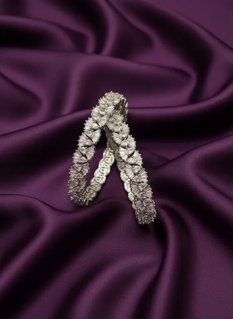 Zirconia Design Bangles-B167