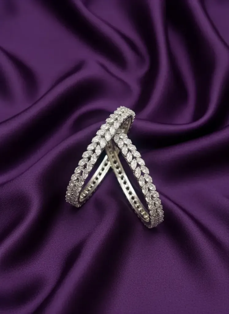 [B168 2.4] Leaf Design Bangles-B168 (2.4)