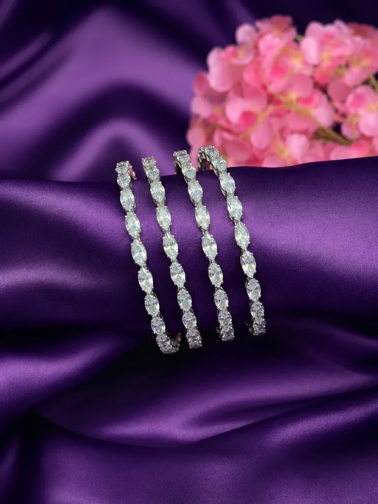 [B197 2.4] Oval Shape AD Bangles -B197 (2.4)