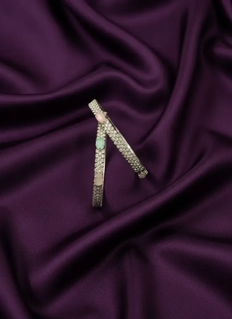 [B198 2.4] Multi Stone Bangles -B198 (2.4)