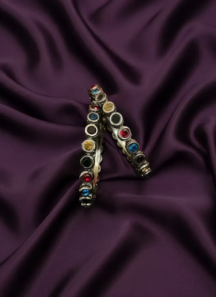 [B209 2.4] Multi Stone Bangles -B209 (2.4)