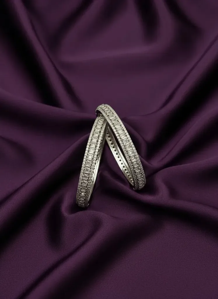 American Diamond Bangles -B211