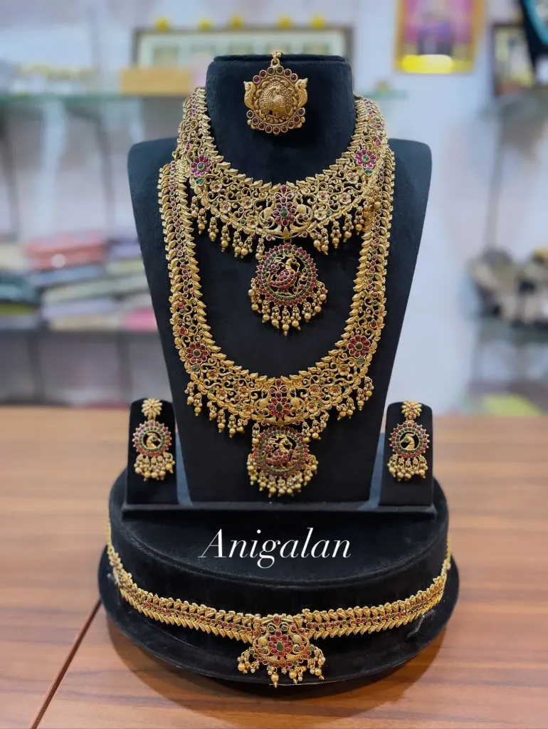 [BD Antique 53] Grand Multi Peacock Set