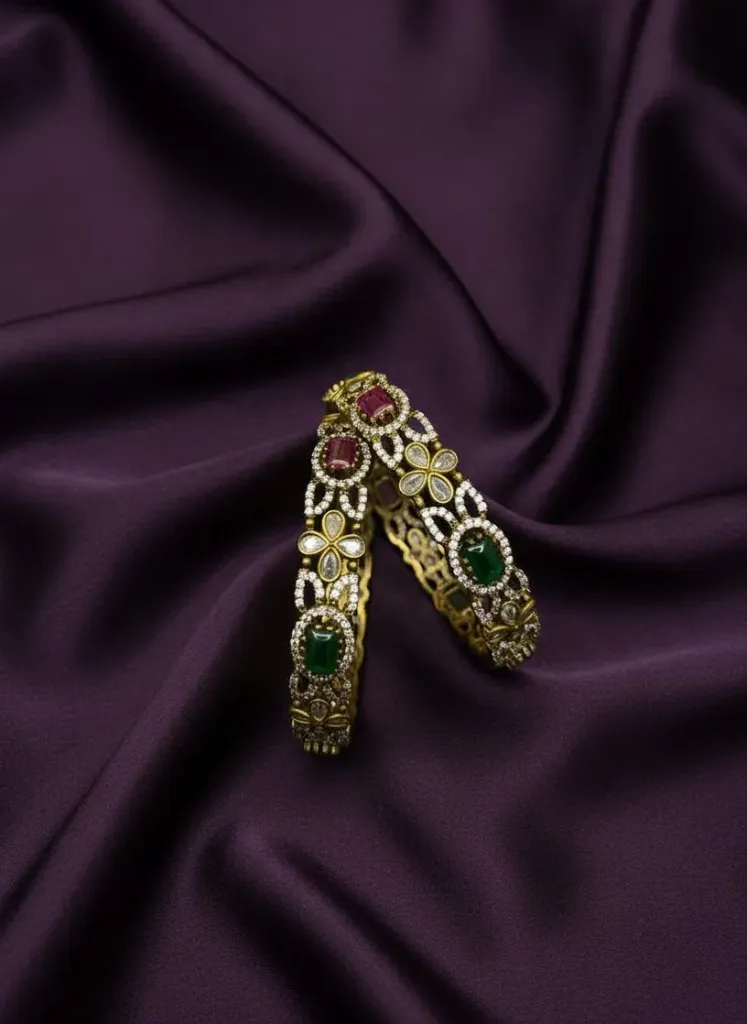 [B229 2.4] Classic Multi Stone Bangle-B229 (2.4)