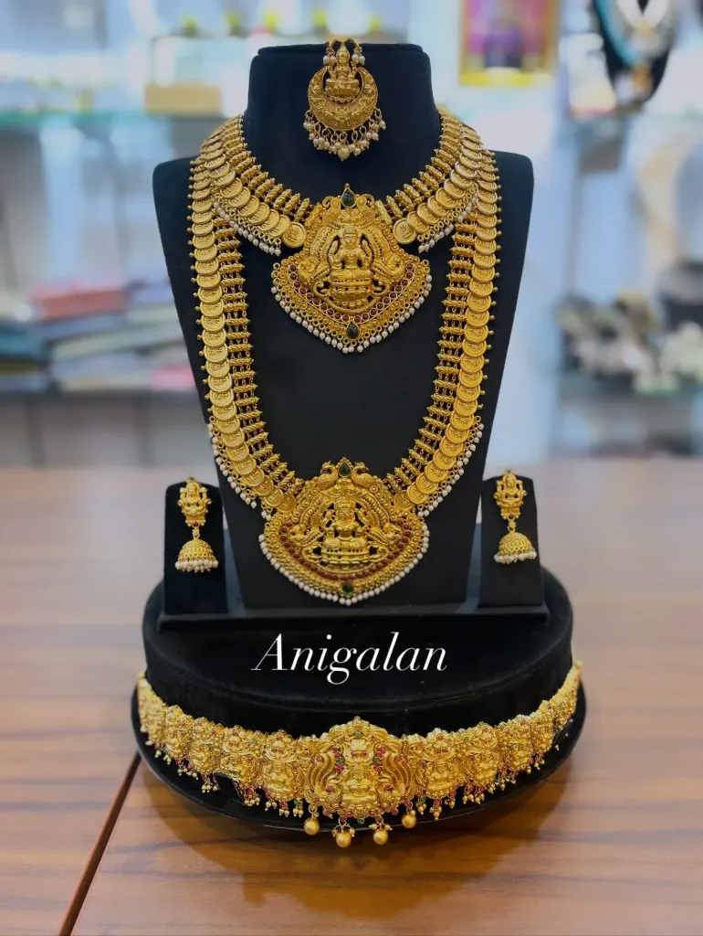 [BD Antique 55] Grand Imperial Lakshmi Coin Bridal Collection