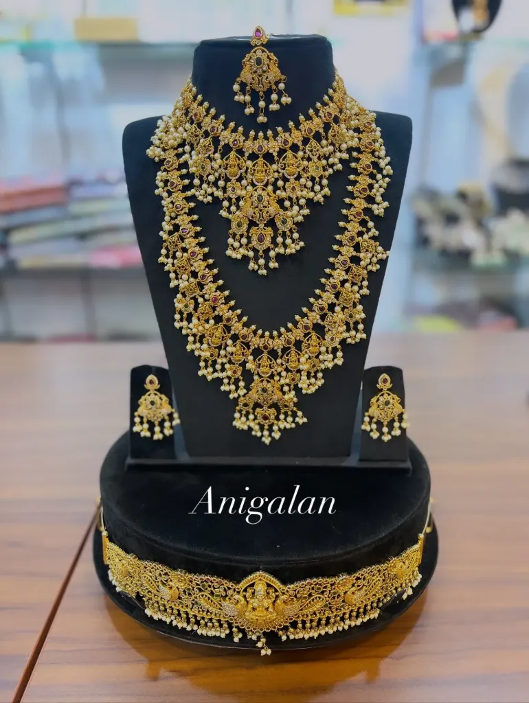 [BD Antique 62] Drop Gutttapusalu Lakshmi Set Collection