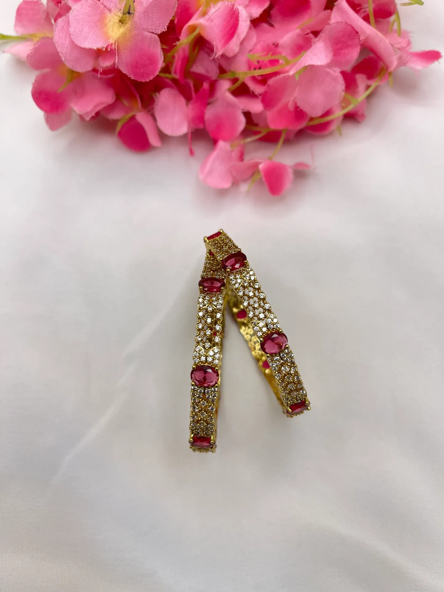 Ruby Radiance Bangle-B245