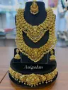 Premium Temple Jewellery Set With lakshmi Hip Belt