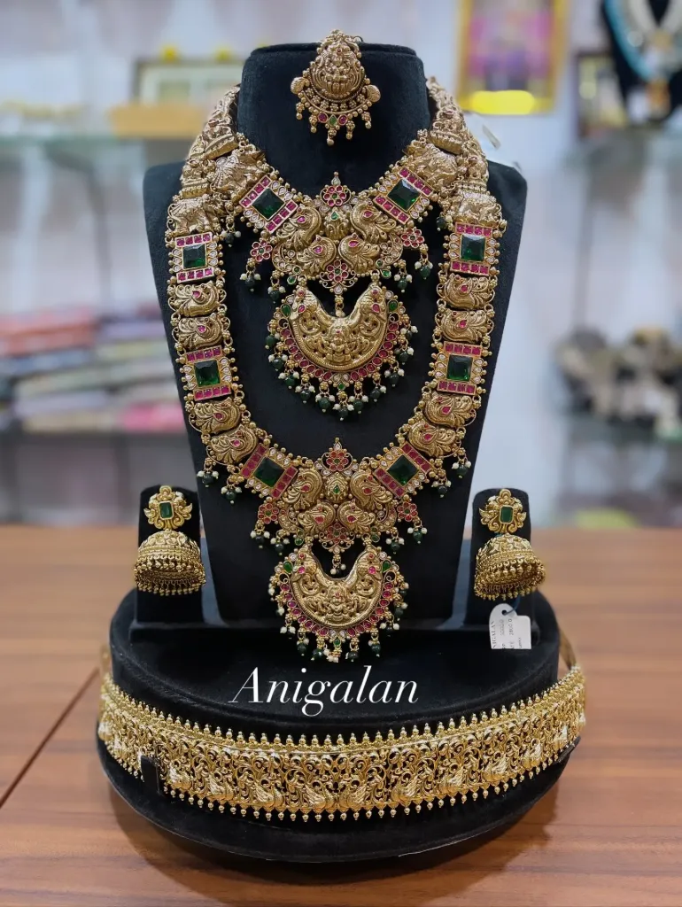 [BD Antique 68] Pure Silver Lakshmi Set
