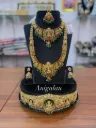 Golden Durgayai Pavalam Jewellery Set
