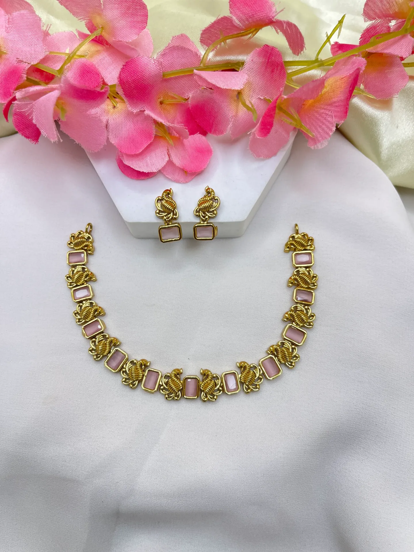 Peacock Design Antique Necklace -N237