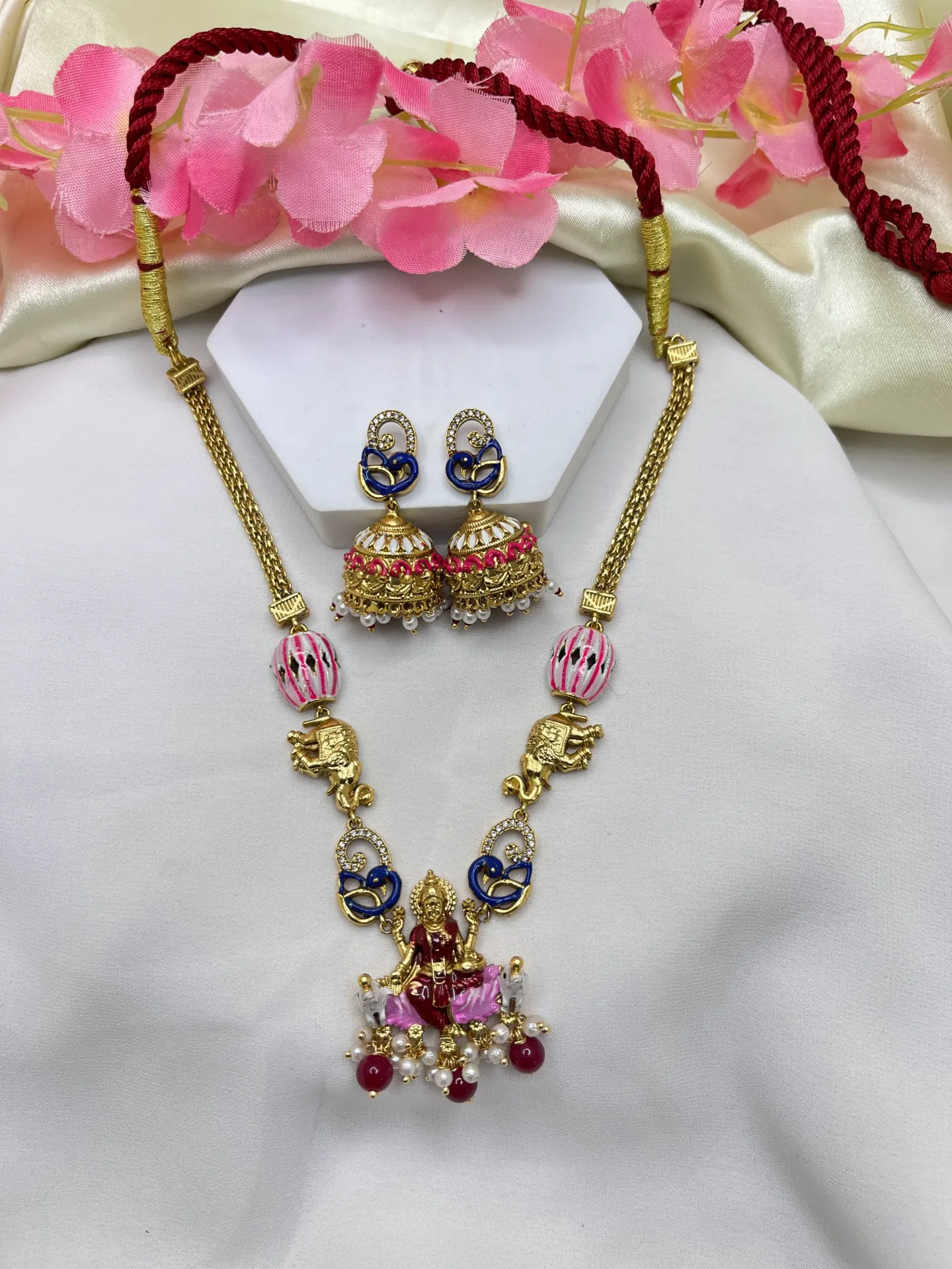 Meenakari Lakshmi Necklace -N242
