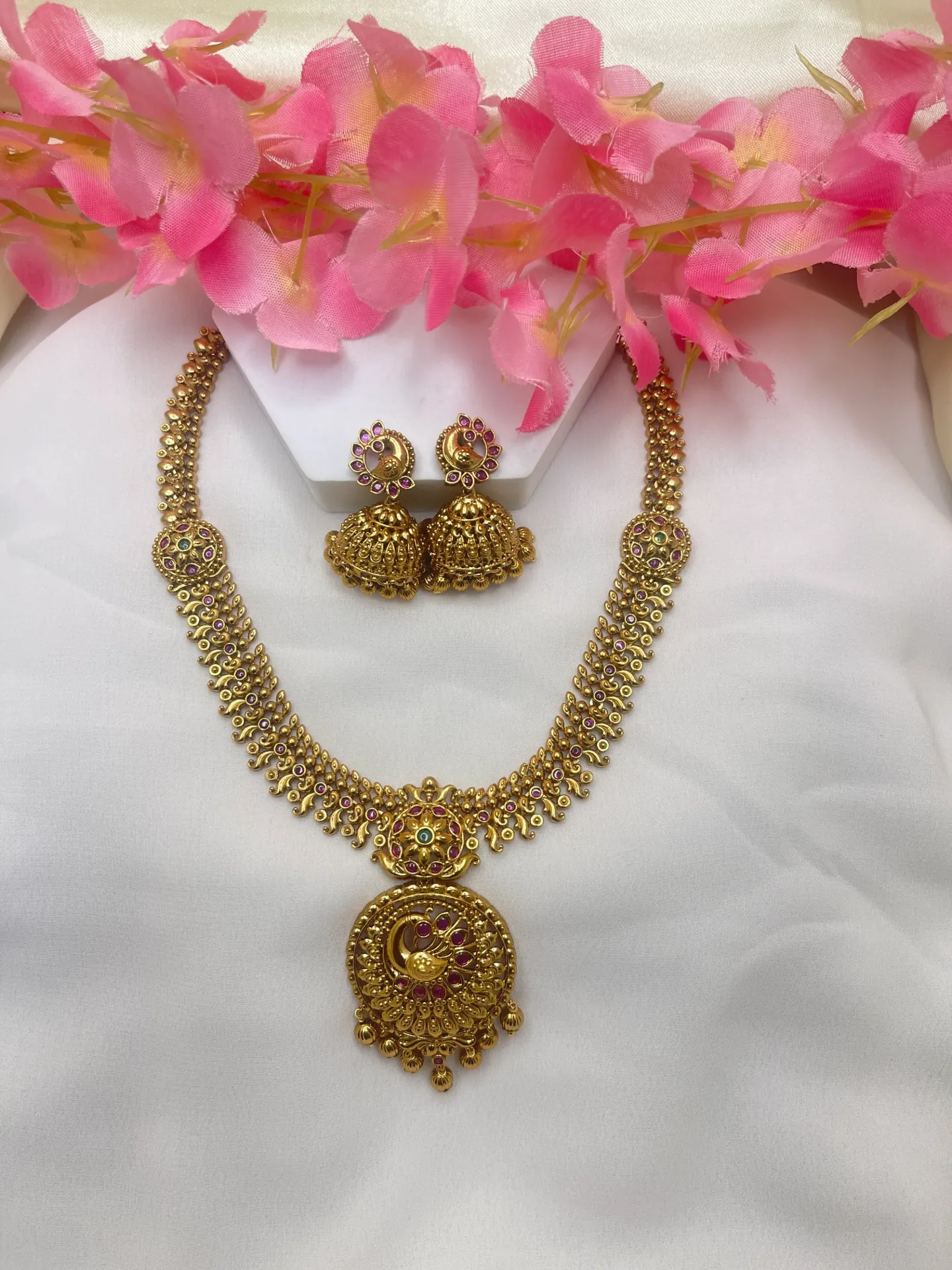 Antique Peacock Design Necklace-N268