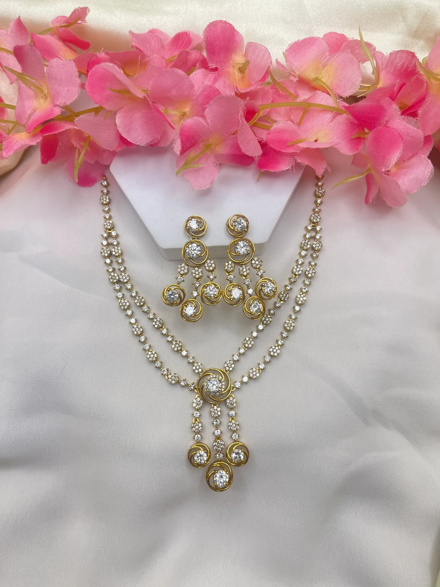Golden Dewdrop Elegance Set-N284