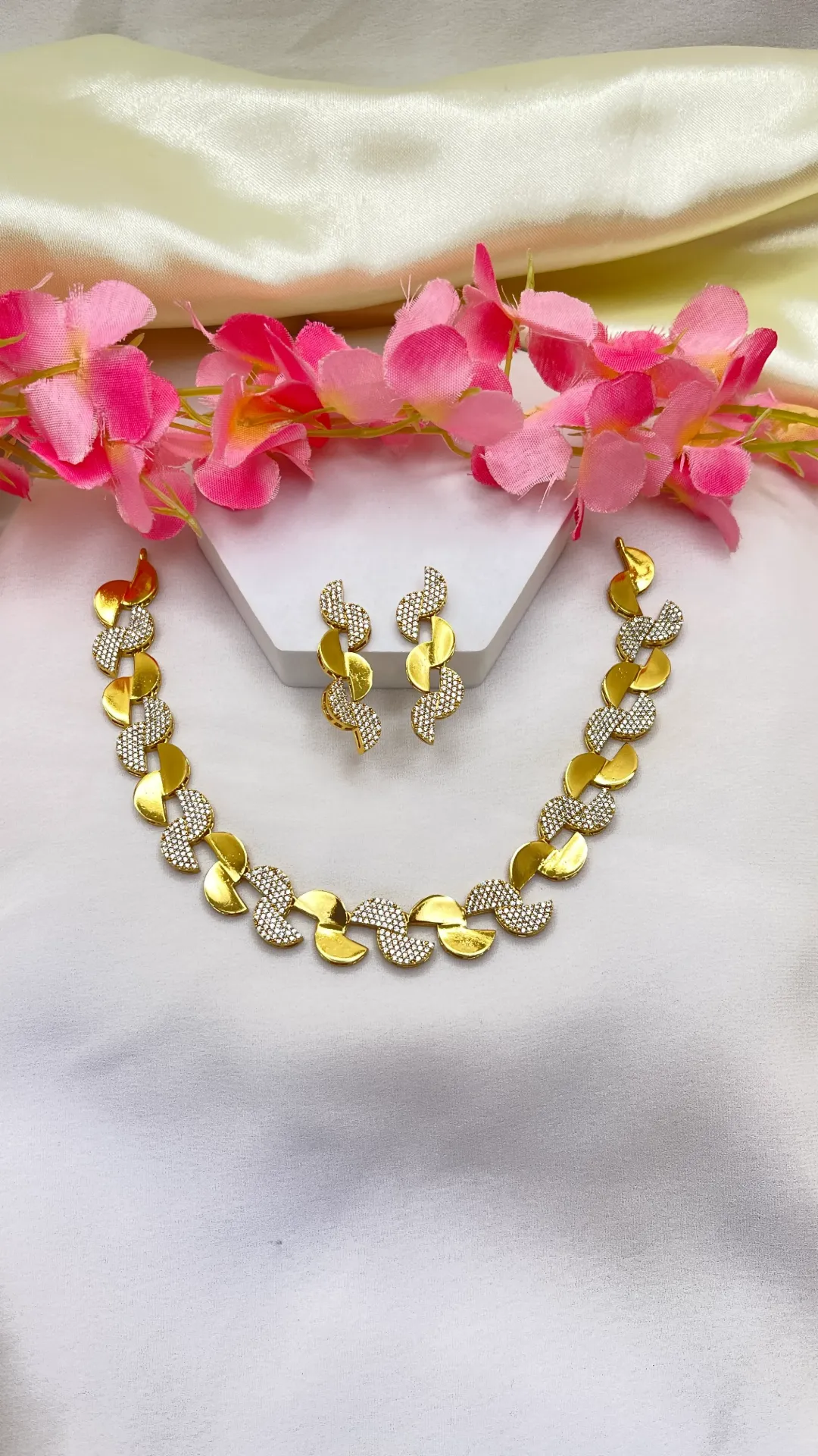AD Stone Necklace -N356