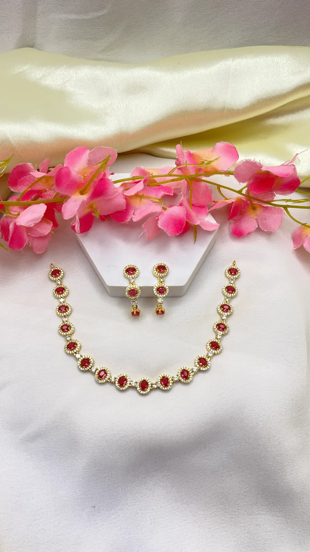 AD Stone Necklace -N370