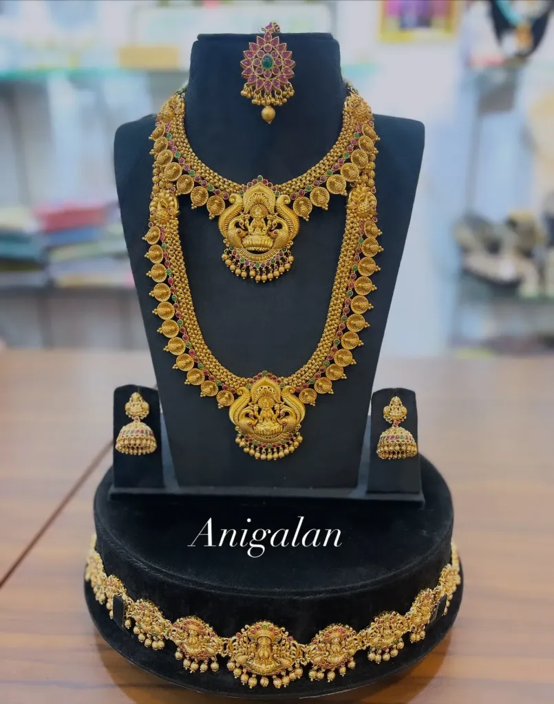 [BD Antique 95] Classic Peacock Jewellery Set