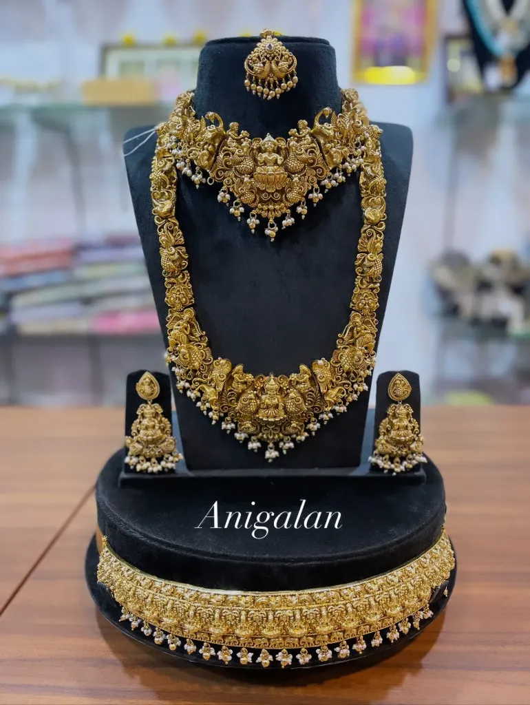 [BD Antique 106] Nakshi Temple Jewellery