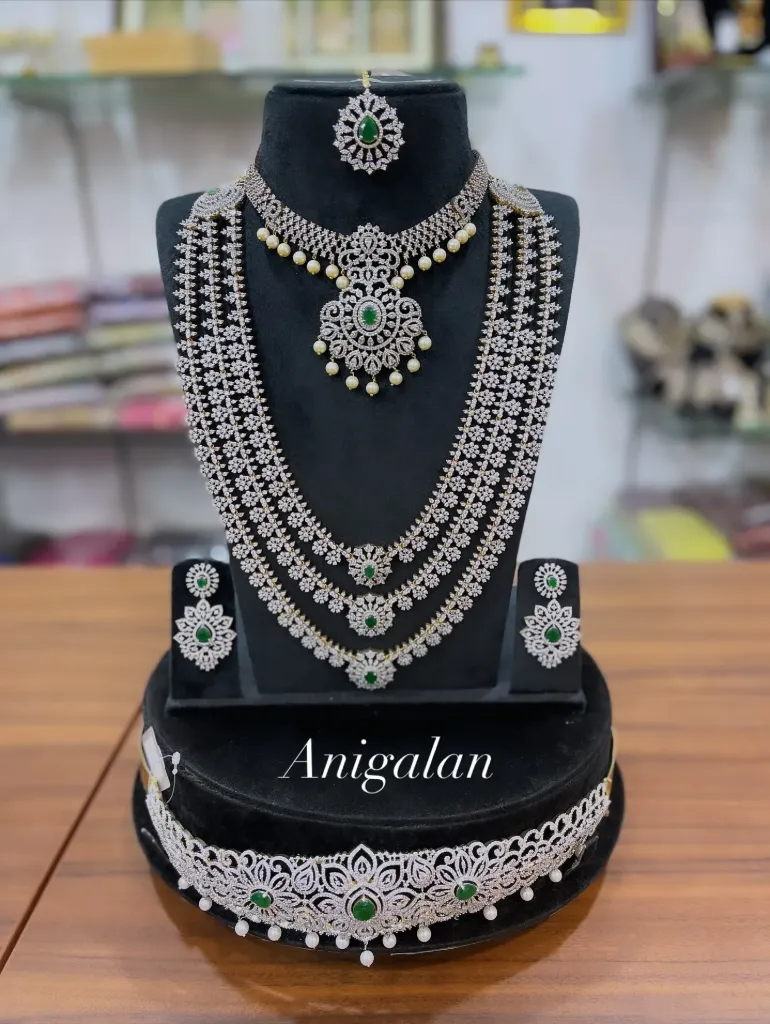 [ADBS001] Luxury Zirconia Bridal Set – Perfect sparkle for your special day -  ADBS001