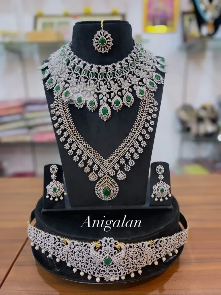 [ADBS008] Luxury White Drop AD Stone Set -  ADBS008